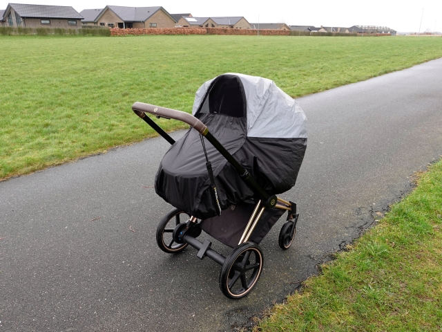 BabyDan Super Safe Regenhoes - Combi Zwart - 80 cm