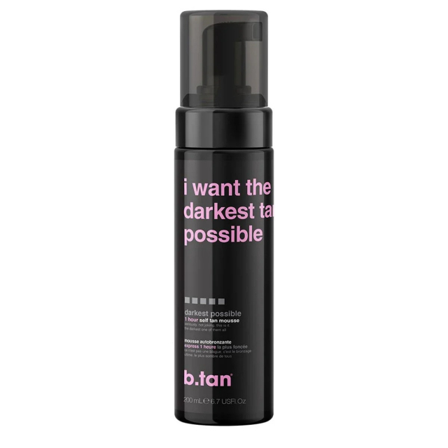 b.tan I Want The Darkest Tan Possible Bruiningsmousse 200 ml