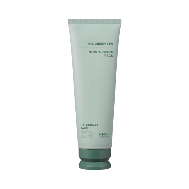Amos Professional Het Green Tea Moisturizing Pack - Groen - 250 ml