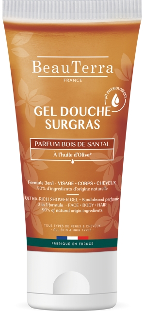 BeauTerra Ultra Rich douchegel - Sandelhout - 200 ml