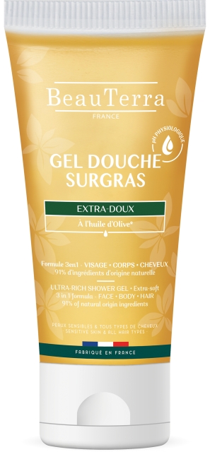 BeauTerra Ultra Rich Shower Gel - Hoog verdraagbaar - 200 ml