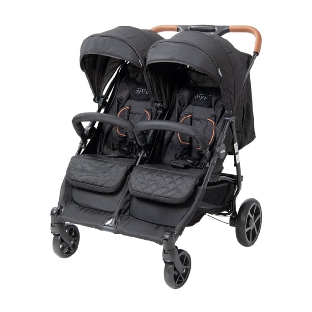 Babytrold OS2 Tweelingkinderwagen - Zwart