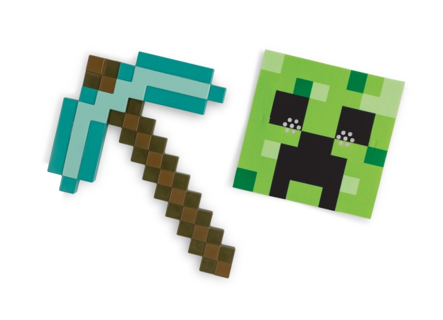 Disguise Minecraft-pikhouweel met masker (156269)