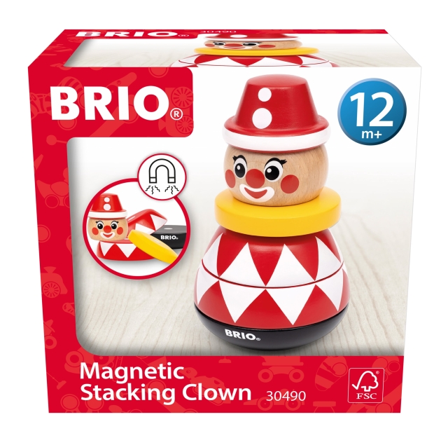 BRIO Magnetische stapelclown (30490)