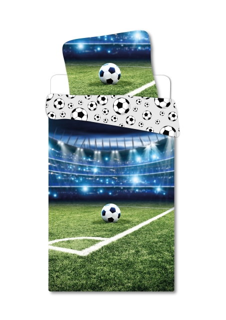 BrandMac Beddengoed - Juniorformaat 100 x 140 cm - Voetbalstadion (1000916)