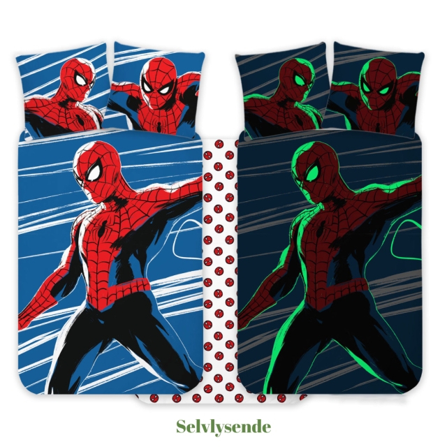 BrandMac Beddengoed - Juniorformaat 100 x 140 cm - Spiderman 1053 Glow (1029355)