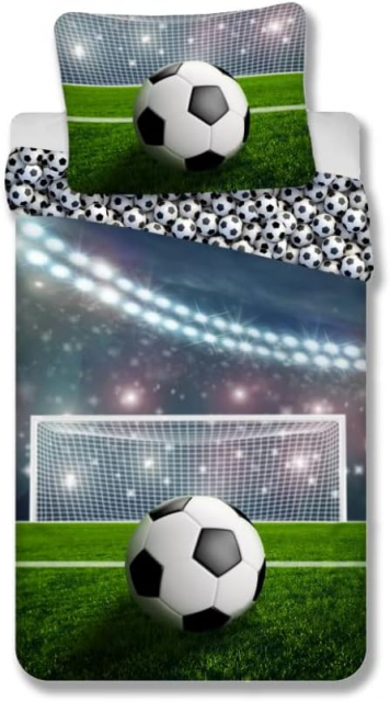 BrandMac Beddengoed - Volwassen maat 140 x 200 cm - Voetbal (1029442)
