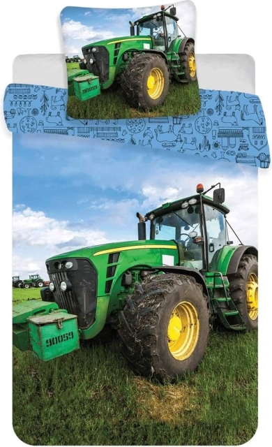BrandMac Beddengoed - Juniorformaat 100 x 140 cm - Tractor (100091)