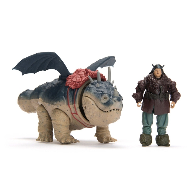 Dragons Film - Viking en Deluxe Draak - Gronckle + Fishlegs