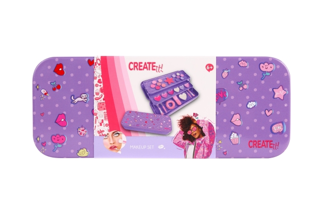 CREATE it! 3-laags make-updoosje paars (884504B)