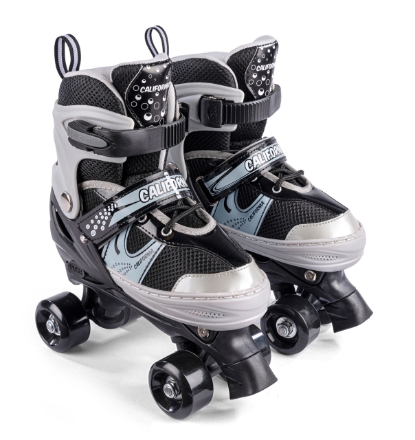 California Verstelbare rolschaatsen met naast elkaar geplaatste wielen – maat 35-38