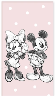 BrandMac Handdoek - 70 x 140 cm - Mickey & Minnie Mouse (110059)