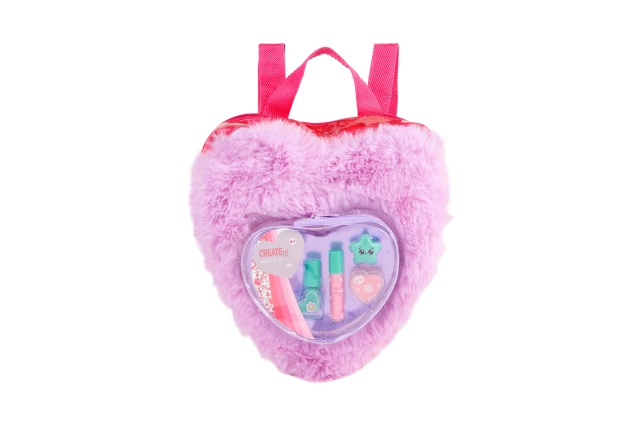 CREATE it! Make-upset in zachte rugzak Love Purp (841009B)
