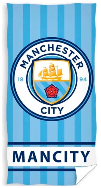 BrandMac Handdoek - 75 x 150 cm - Manchester City (NW1396)
