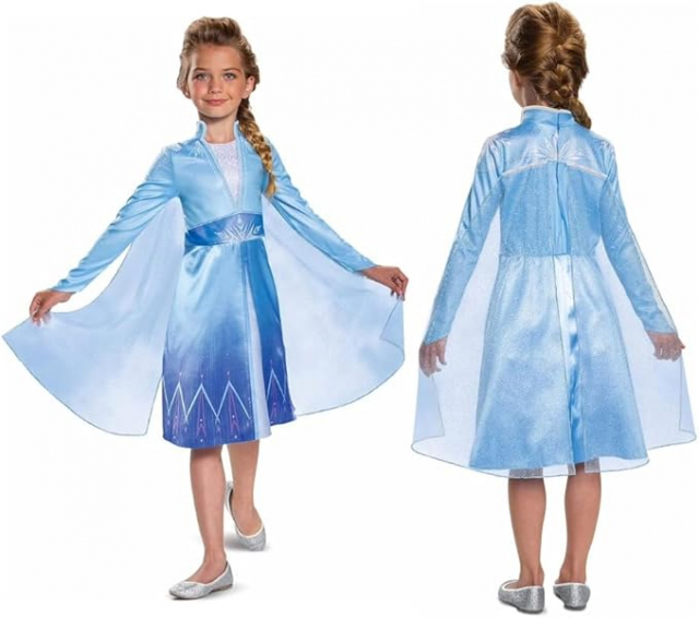 Disguise Disney Frozen-kostuum - Sneeuwkoningin Elsa (116 cm)