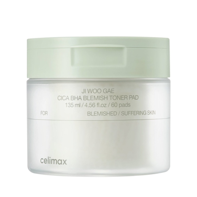 Celimax Cica BHA Blemish Toner Pads - 60 pads