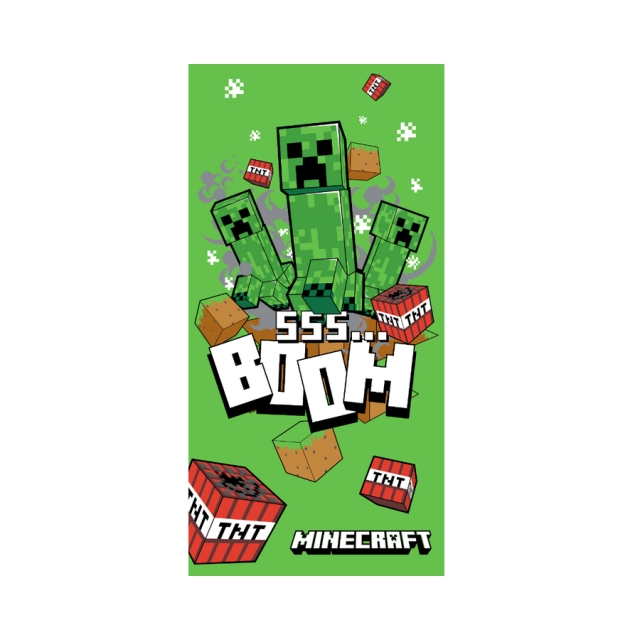 BrandMac Handdoek - 70 x 140 cm - Minecraft Boom (1029328)