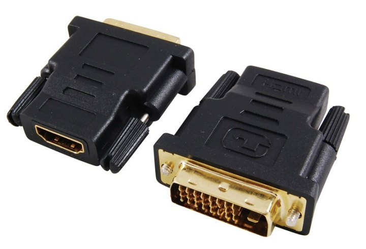 NORDIQZENZ Adapter DVI-D mannelijk naar HDMI vrouwelijk in de groep HOME ELECTRONICS / Kabels & Adapters / HDMI / Adapters bij TP E-commerce Nordic AB (38-1007)