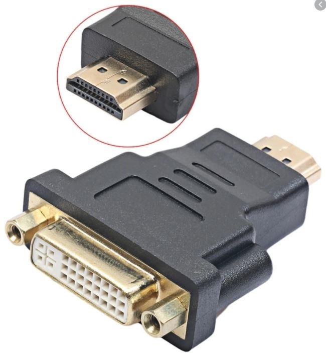 NORDIQZENZ adapter - HDMI (male) naar DVI-I Dual Link (female) in de groep HOME ELECTRONICS / Kabels & Adapters / HDMI / Adapters bij TP E-commerce Nordic AB (38-1046)