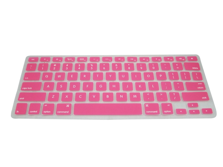 Siliconen hoes voor toetsenbord, MacBook Pro 13.3 (roze) in de groep COMPUTERS & RANDAPPARATUUR / Laptops & accessoires / Hoes voor MacBook bij TP E-commerce Nordic AB (38-12127)