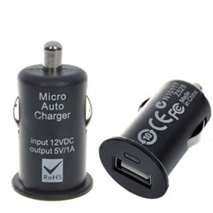USB-Billaddare (Svart) in de groep SMARTPHONE & TABLETS / Opladers & Kabels / Autoladers / Autoladers USB bij TP E-commerce Nordic AB (38-12134)