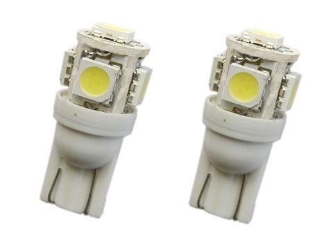 LED Positionsljus, Sockel W5W, 5-LED (2-Pack) in de groep AUTO / Autoverlichting / Diodelampen / LED Grootlicht & Dimlicht bij TP E-commerce Nordic AB (38-12151)