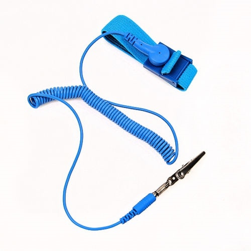 ESD polsband, Antistatische polsband met kabel in de groep COMPUTERS & RANDAPPARATUUR / Computeronderdelen / Gereedschap & montage bij TP E-commerce Nordic AB (38-15411)