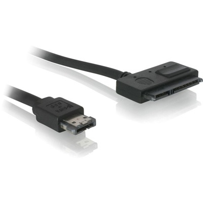 DeLOCK Power Over eSATA till SATA ström och HDD-kabel, 5V, 0,5m in de groep COMPUTERS & RANDAPPARATUUR / Computerkabels / Interne / Stroomkabels & Adapters bij TP E-commerce Nordic AB (38-16177)