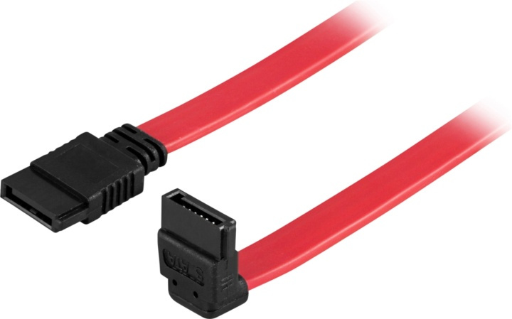 DELTACO SATA/SAS-kabel, vinklad(ner)-rak, 0,3m in de groep COMPUTERS & RANDAPPARATUUR / Computerkabels / Interne / SATA bij TP E-commerce Nordic AB (38-16209)