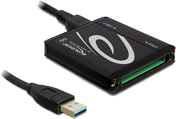 DeLOCK minneskortläsare, extern, USB 3.0, CFast in de groep HOME ELECTRONICS / Opslagmedia / Geheugenkaartlezer bij TP E-commerce Nordic AB (38-16540)