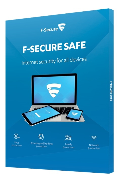 F-Secure SAFE, molnbaserat realtidsskydd, en enhet, 1 år in de groep COMPUTERS & RANDAPPARATUUR / Computeraccessoires / Barcodelezers bij TP E-commerce Nordic AB (38-16577)