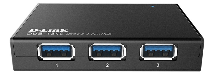 D-Link 4-Port Superspeed USB 3.0 HUB in de groep COMPUTERS & RANDAPPARATUUR / Computeraccessoires / USB-hubs bij TP E-commerce Nordic AB (38-16633)