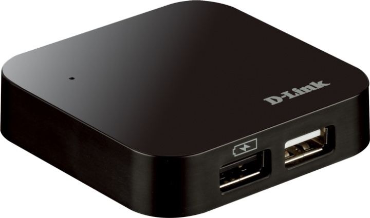 D-Link USB 2.0 Hub 4 portar, med nätadapter in de groep COMPUTERS & RANDAPPARATUUR / Computeraccessoires / USB-hubs bij TP E-commerce Nordic AB (38-16634)