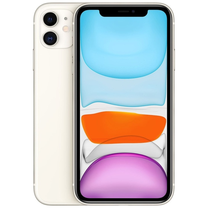 Apple iPhone 11 64GB White in de groep SMARTPHONE & TABLETS / Mobiele telefoons & smartphones bij TP E-commerce Nordic AB (38-16685)