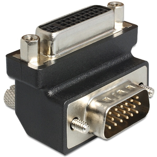 adapter dvi 24+5 pin female to vga 15 pin male 90` in de groep COMPUTERS & RANDAPPARATUUR / Computerkabels / DVI / Adapters bij TP E-commerce Nordic AB (38-16858)