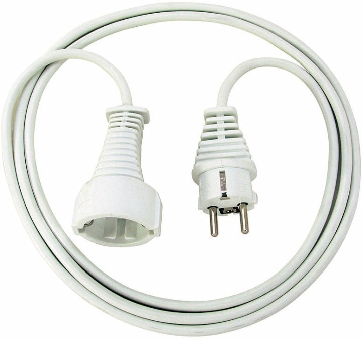 Brennenstuhl aardingsverlengkabel, CEE 7/7 - CEE 7/4, 2m, wit (1168120015) in de groep HUISHOUDEN & TUIN / Elektriciteit & Verlichting / Verlengkabels bij TP E-commerce Nordic AB (38-16922)
