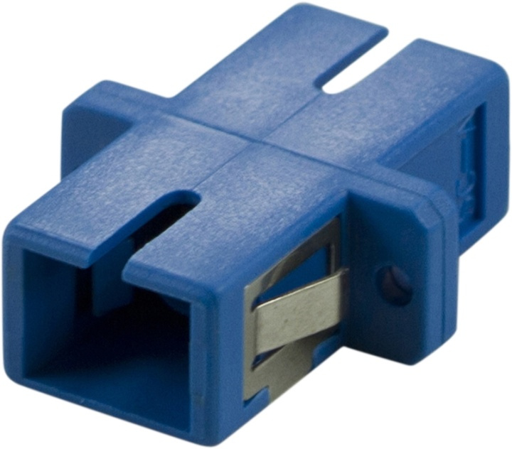 DELTACO snap-in fiber mating sleeve, 1xSC-SC, Single mode, simplex, bl in de groep COMPUTERS & RANDAPPARATUUR / Computerkabels / Netwerkkabels / Adapters & Geleiderverbindingen bij TP E-commerce Nordic AB (38-17284)