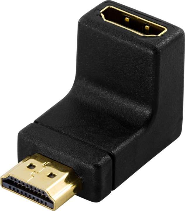 DeLOCK HDMI-adapter, 19-pin ha till ho, vinklad in de groep HOME ELECTRONICS / Kabels & Adapters / HDMI / Adapters bij TP E-commerce Nordic AB (38-17354)
