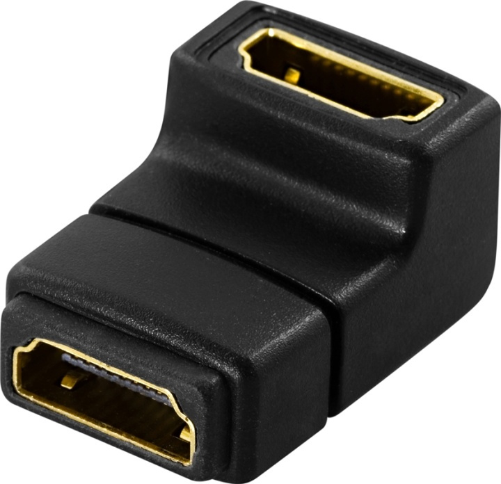 DeLOCK HDMI-adapter, 19-pin ho till ho, vinklad in de groep HOME ELECTRONICS / Kabels & Adapters / HDMI / Adapters bij TP E-commerce Nordic AB (38-17356)