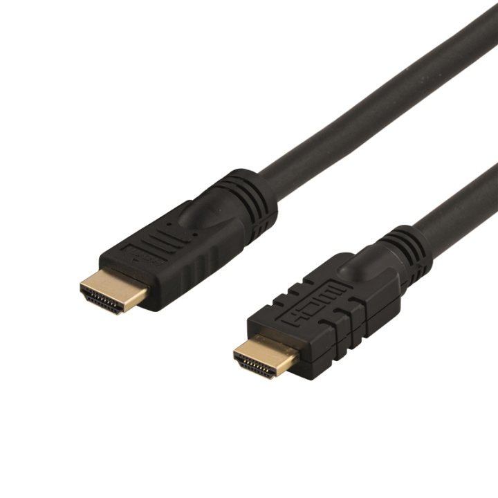 DELTACO active HDMI cable, HDMI High Speed with Ethernet, 10m, black in de groep HOME ELECTRONICS / Kabels & Adapters / HDMI / Kabels bij TP E-commerce Nordic AB (38-17416)