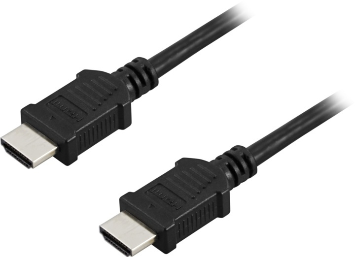 EPZI HDMI cable, HDMI High Speed with Ethernet, 4K, 3m, black in de groep HOME ELECTRONICS / Kabels & Adapters / HDMI / Kabels bij TP E-commerce Nordic AB (38-17521)