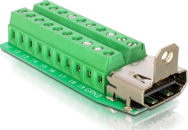 TRAG Adapter Terminalblock, HDMI - Bu in de groep HOME ELECTRONICS / Kabels & Adapters / HDMI / Adapters bij TP E-commerce Nordic AB (38-17523)