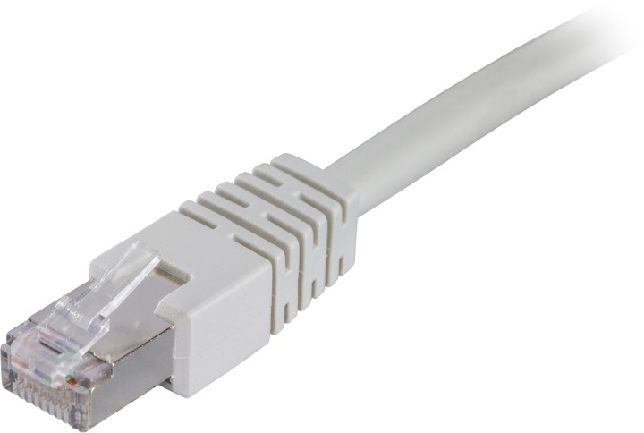 DELTACO F/UTP Cat6 patchkabel, LSZH, 0.3m, grå in de groep COMPUTERS & RANDAPPARATUUR / Computerkabels / Netwerkkabels / Cat6 bij TP E-commerce Nordic AB (38-17610)