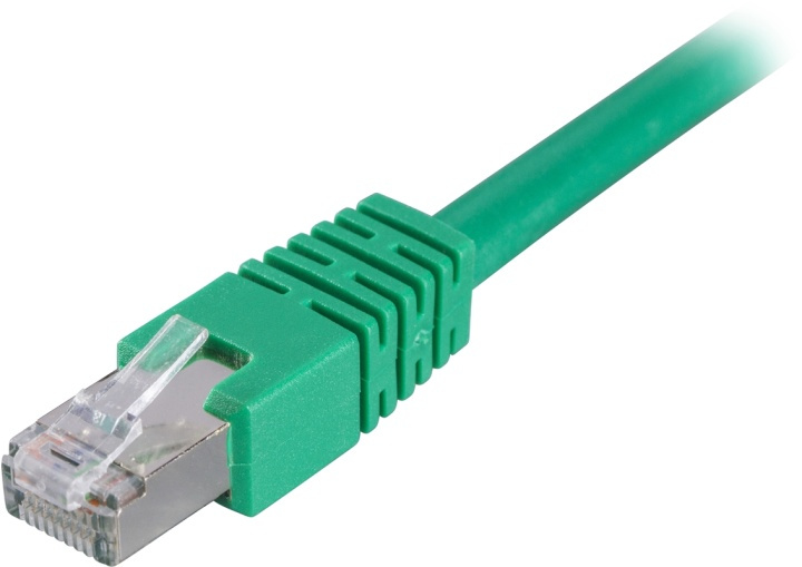 DELTACO F/UTP Cat6 patchkabel, LSZH, 0.3m, grön in de groep COMPUTERS & RANDAPPARATUUR / Computerkabels / Netwerkkabels / Cat6 bij TP E-commerce Nordic AB (38-17611)