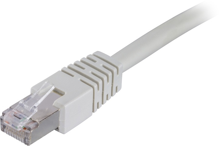 DELTACO F/UTP Cat6 patchkabel, LSZH, 1m, grå in de groep COMPUTERS & RANDAPPARATUUR / Computerkabels / Netwerkkabels / Cat6 bij TP E-commerce Nordic AB (38-17642)