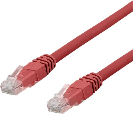 DELTACO U/UTP Cat6 patchkabel, LSZH, 0,3m, röd in de groep COMPUTERS & RANDAPPARATUUR / Computerkabels / Netwerkkabels / Cat6 bij TP E-commerce Nordic AB (38-17748)