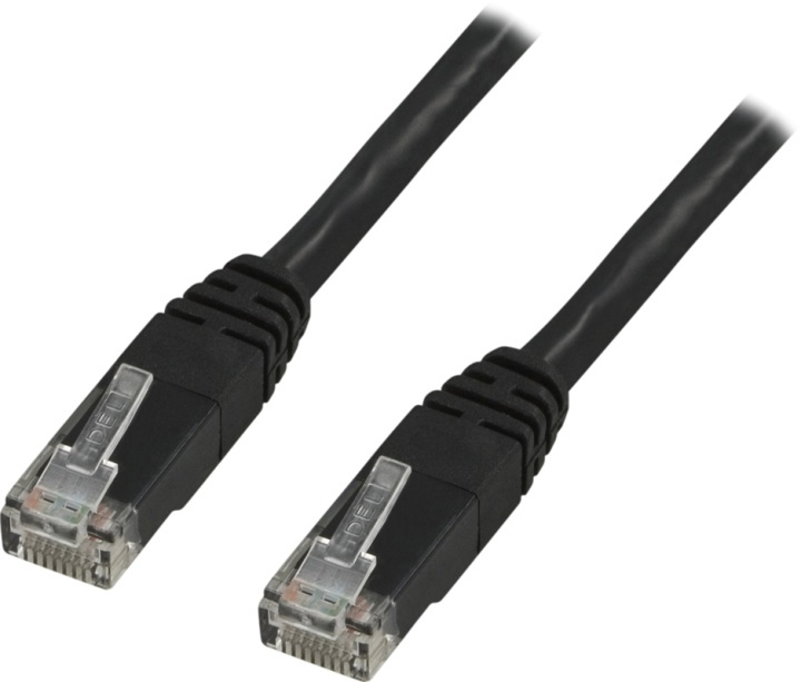 DELTACO U/UTP Cat6 patchkabel, (LSZH), 0,75m, svart in de groep COMPUTERS & RANDAPPARATUUR / Computerkabels / Netwerkkabels / Cat6 bij TP E-commerce Nordic AB (38-17759)