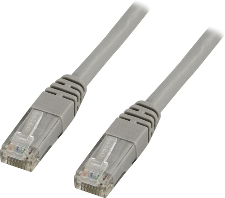 DELTACO U/UTP Cat6 patchkabel, LSZH, 35m, grå in de groep COMPUTERS & RANDAPPARATUUR / Computerkabels / Netwerkkabels / Cat6 bij TP E-commerce Nordic AB (38-17821)