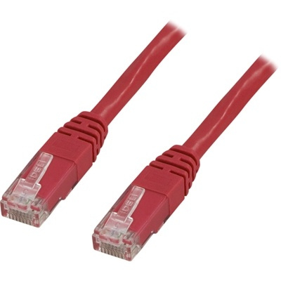 DELTACO UTP Cat6 patchkabel, LSZH, korskopplad 1m, röd in de groep COMPUTERS & RANDAPPARATUUR / Computerkabels / Netwerkkabels / Cat6 bij TP E-commerce Nordic AB (38-17956)