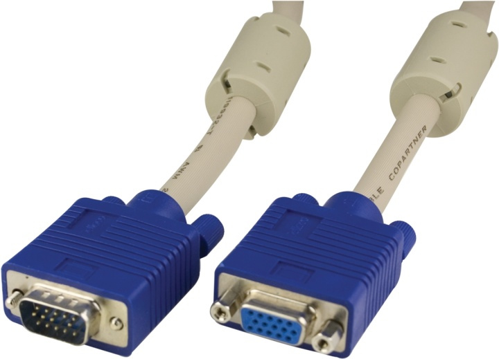 DELTACO Förlängningskabel RGB HD15ha-ho 5m Pin-Pin, utan pin9 in de groep COMPUTERS & RANDAPPARATUUR / Computerkabels / VGA / Kabels bij TP E-commerce Nordic AB (38-17998)